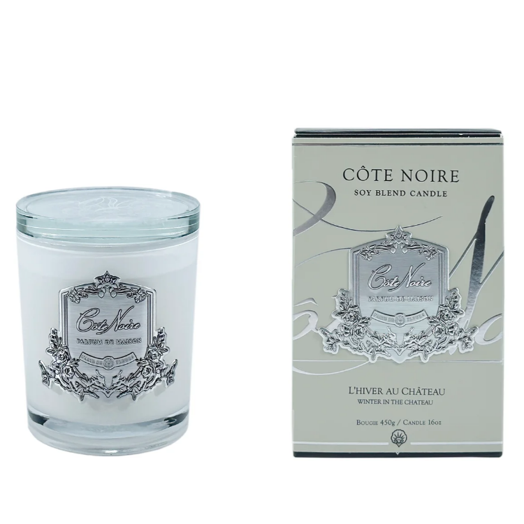 Soy Blend Candle - Winter in the Chateau - Silver
