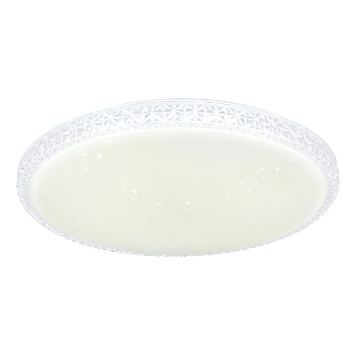 Delilah Oyster 36W LED Tri-col Opal/Crystal Efficiency