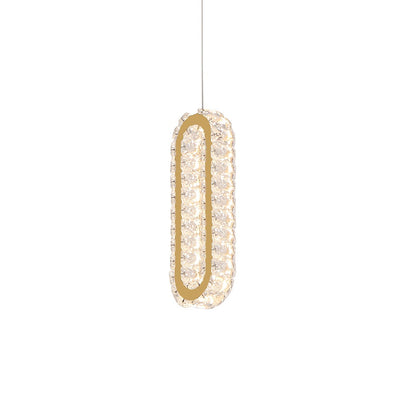 Argon Single Oval Pendant