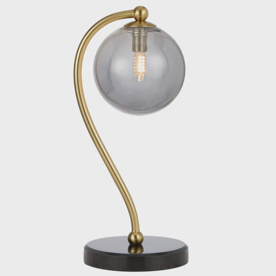 Felton Table Lamp with Black Marble Base