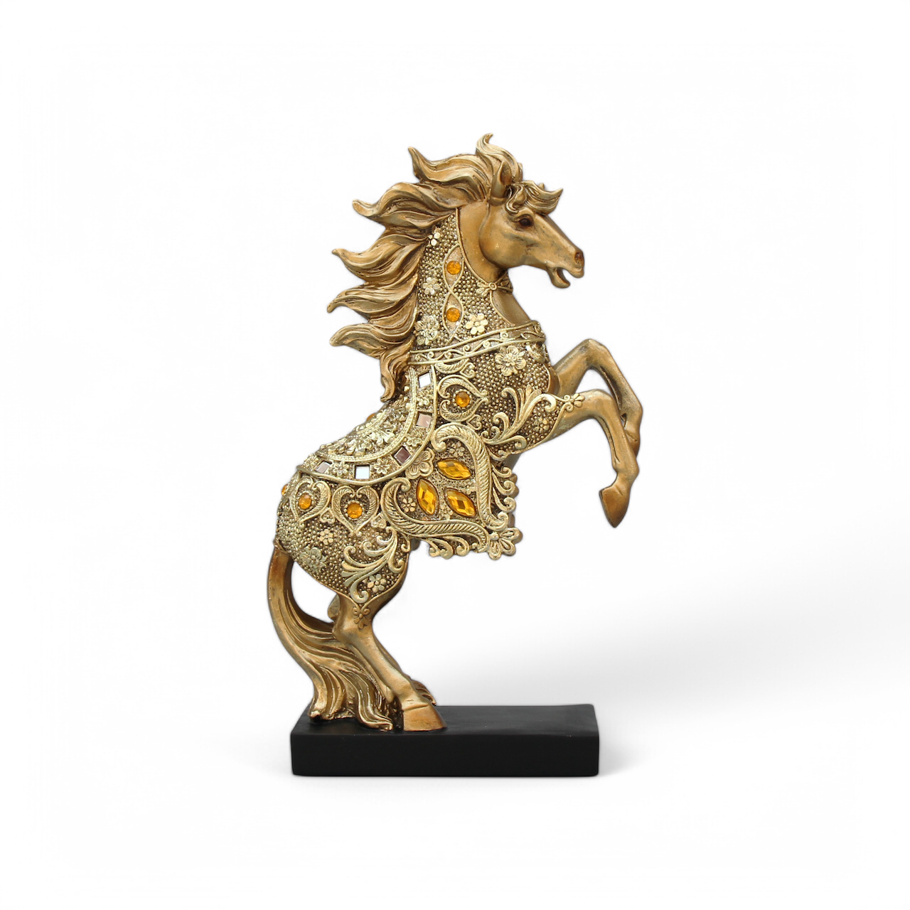 Golden Horse on two legs (6806)