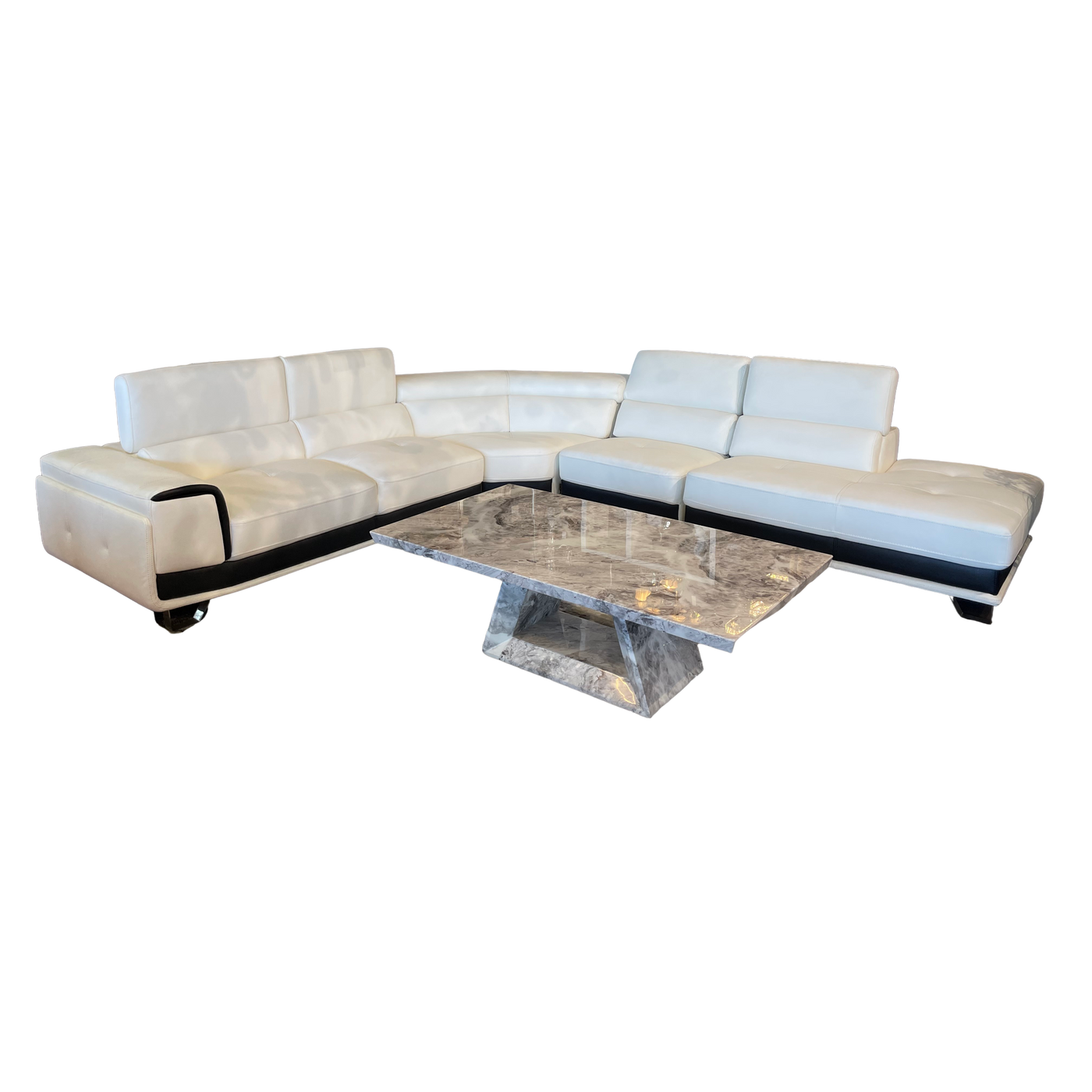 Hedland Leatherette Modular Lounge