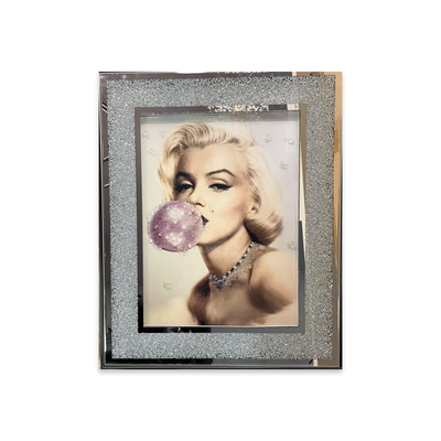 MARILYN PINK CRYSTAL WALL ART