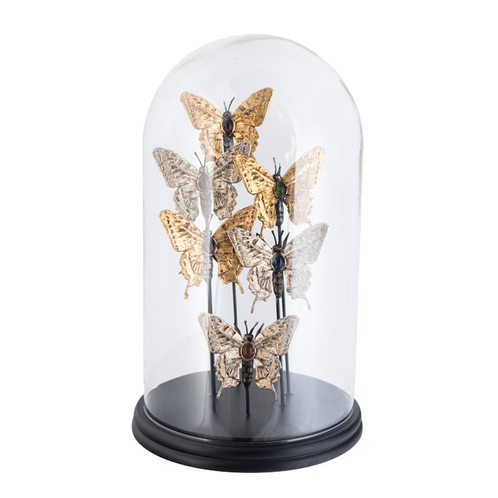 Figari Resin Jewelled Butterfly Cloche