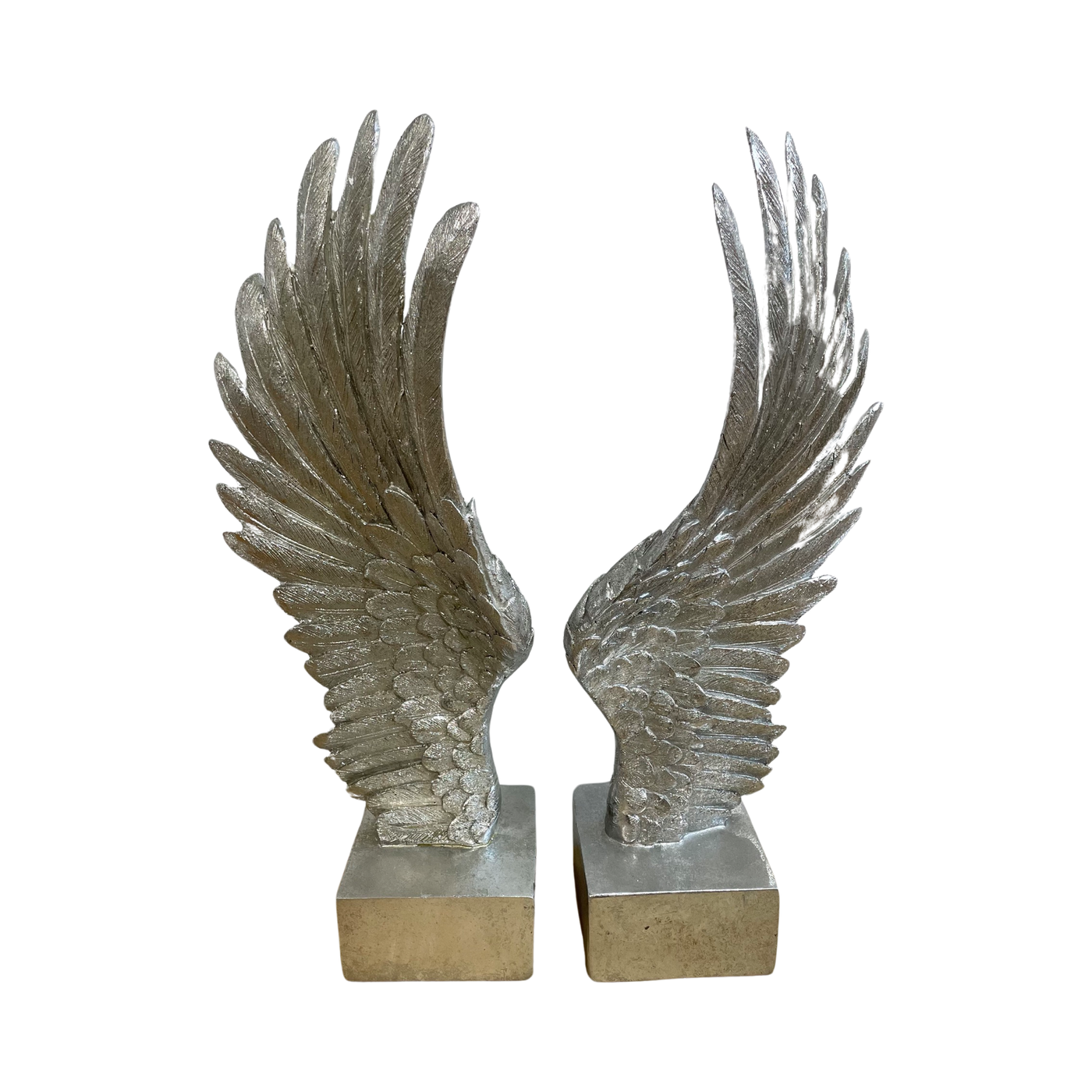 Silver Wing  Sculpture (Left)