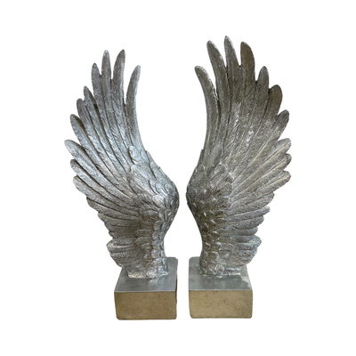 Silver Wing  Sculpture (Left)