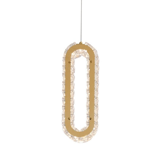 Argon Single Oval Pendant