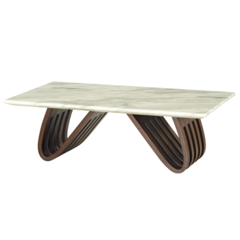 Aspen Marble Top Coffee Table