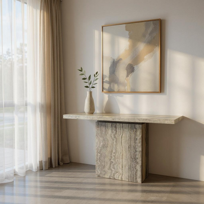 Modro Marble Console Table