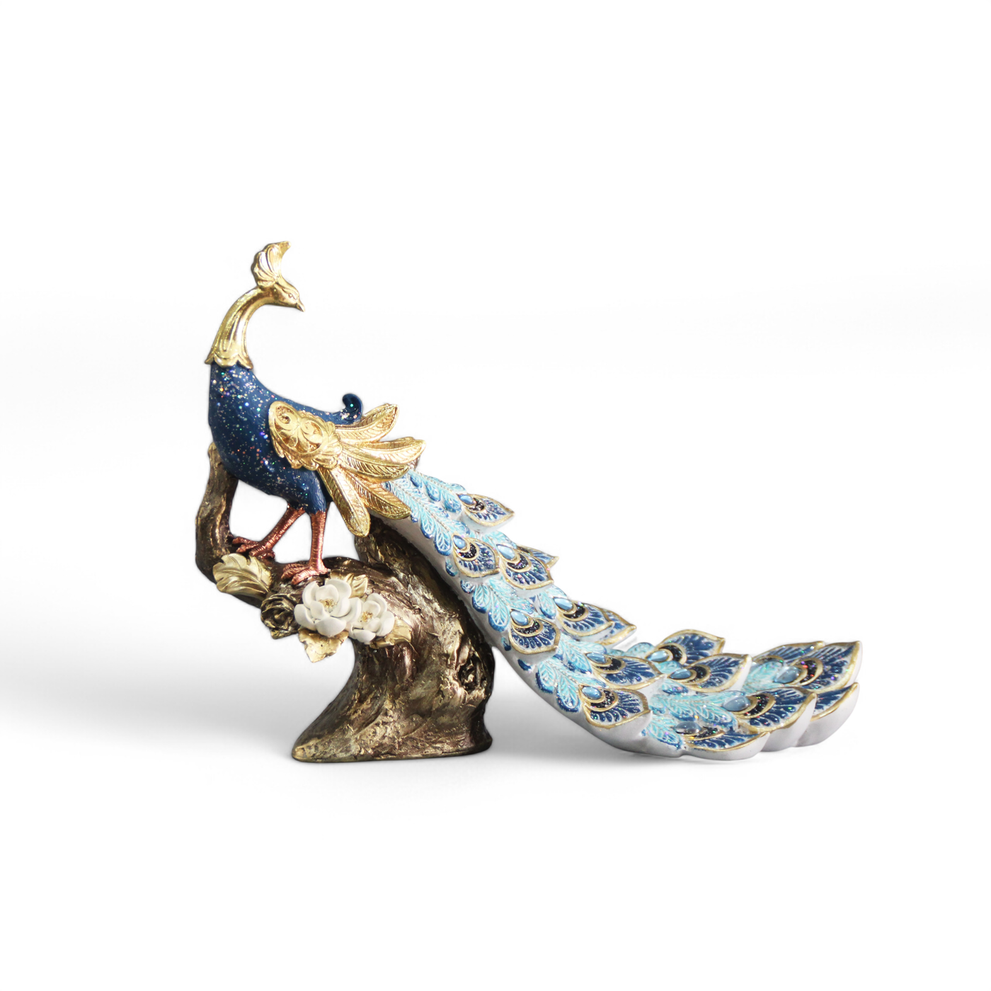 Peacock branch Lrg (6929)