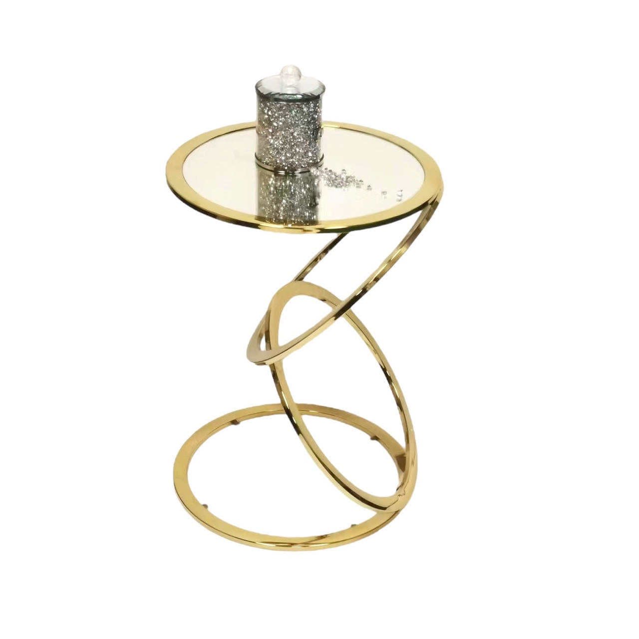 Gold ring Side Table