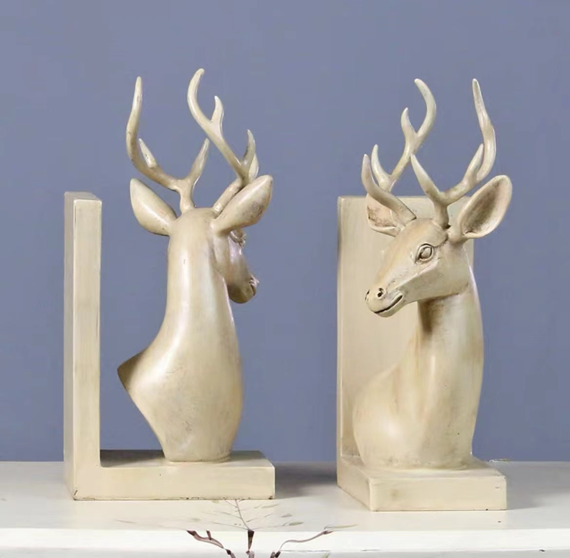 Stag Bookends