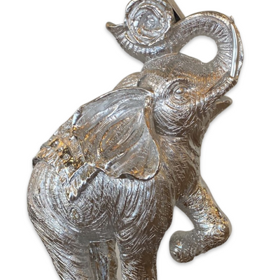 Silver Elephant Stand