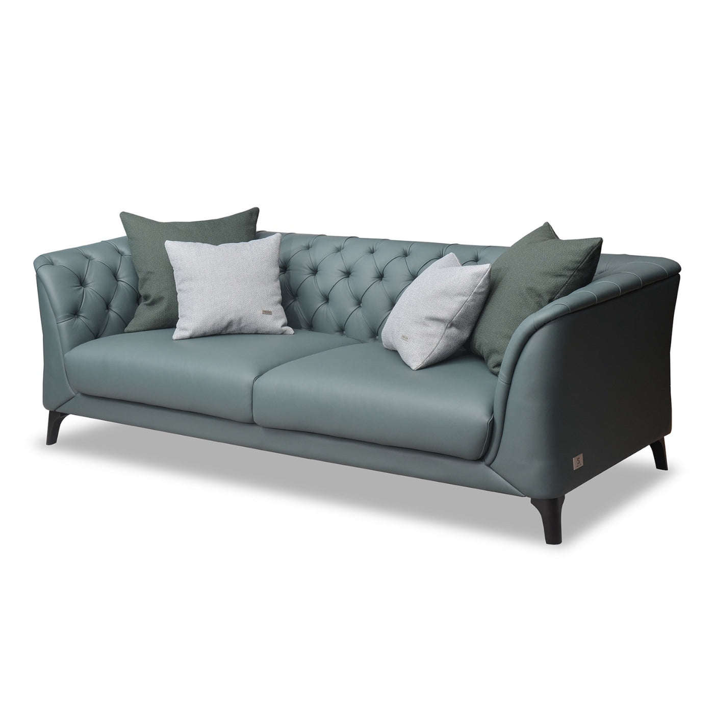 SERAFIN 2 SEATER LEATHER SOFA