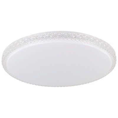 Delilah Oyster 36W LED Tri-col Opal/Crystal Efficiency