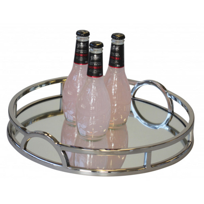 Round Mirror Tray Arch Handles - Small