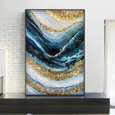 Topaz Crystal Wall Art