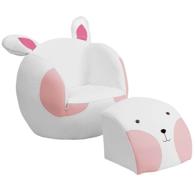 Rabbit Chair with Ottoman