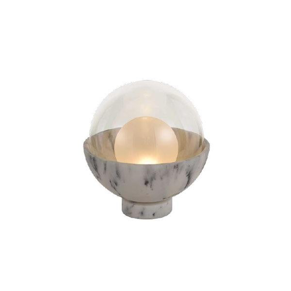Exeter Table Lamp -White Marble
