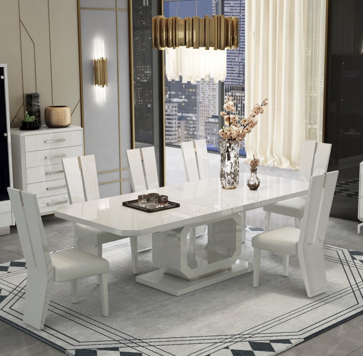 Monique Dining Table – Hollywood Interiors
