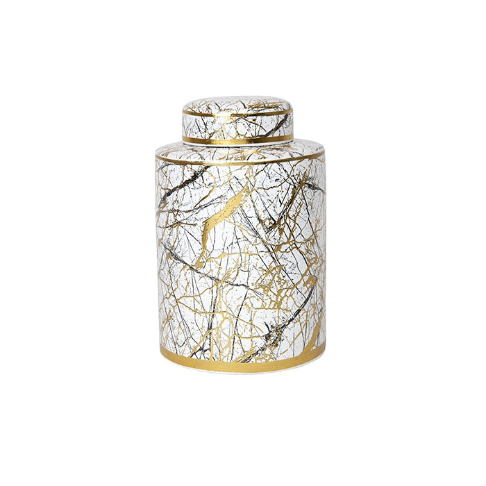 Keil Ceramic White Gold Cannister Small