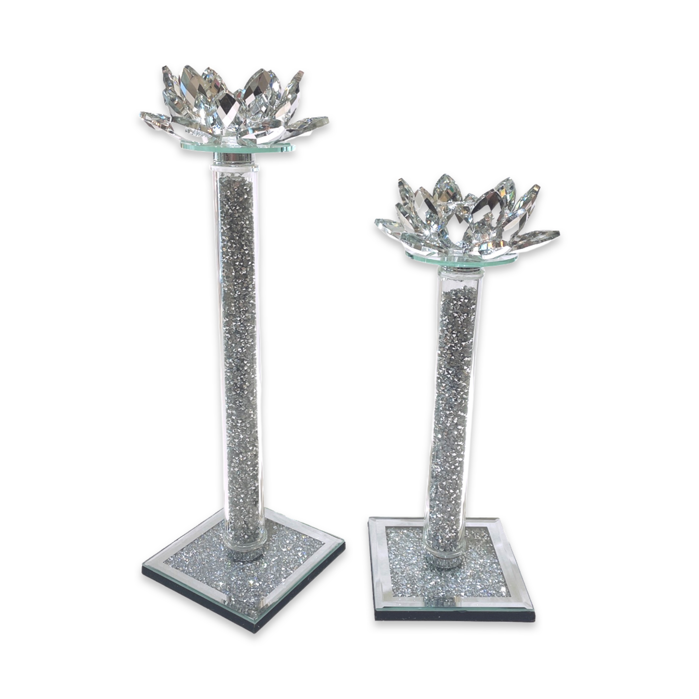 Candle Holder (Grey Lotus)