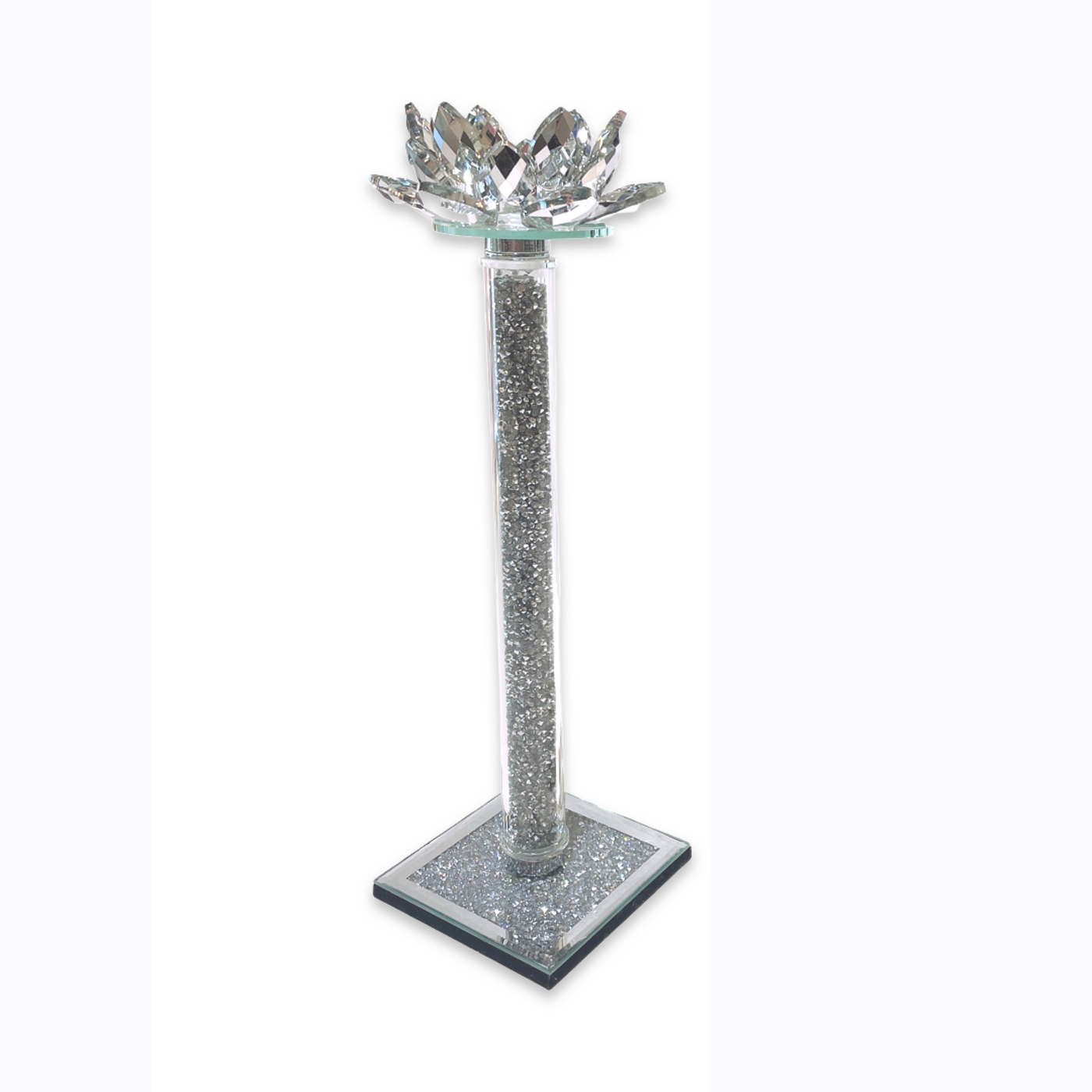 Candle Holder (Grey Lotus)