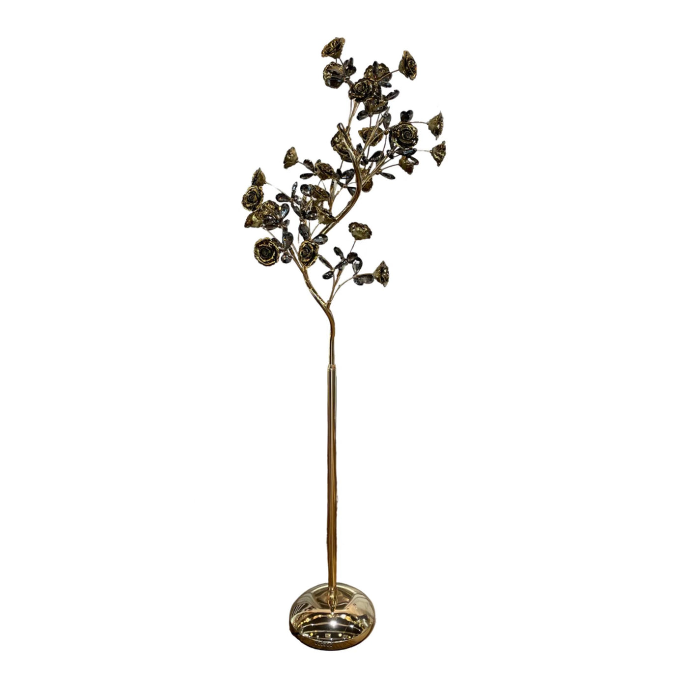 Gold Rose Floor Lamp