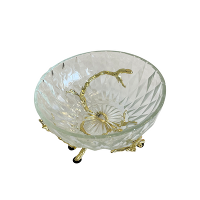 Gold branches Bowl - Gold