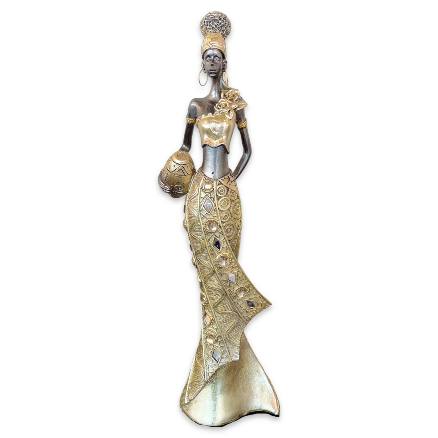Golden Beauty Sculpture - Hand Behind