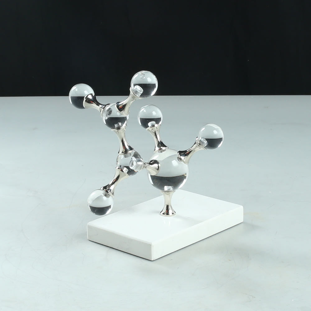 Molecules Crystal Sculpture