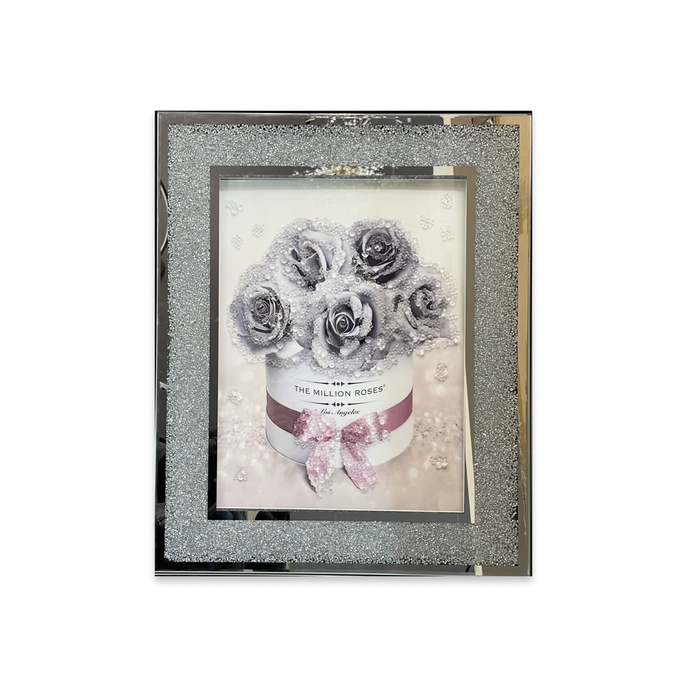 ROSE BOUQUET CRYSTAL WALL ART