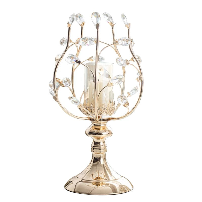 Aviana Crystal Candle Holder (S)