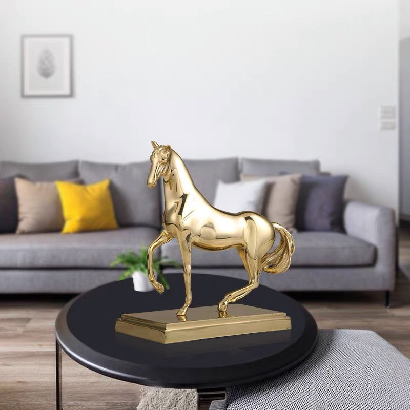 Bronte Golden Horse Statue