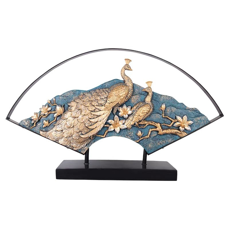 Peacock Fan Ornament