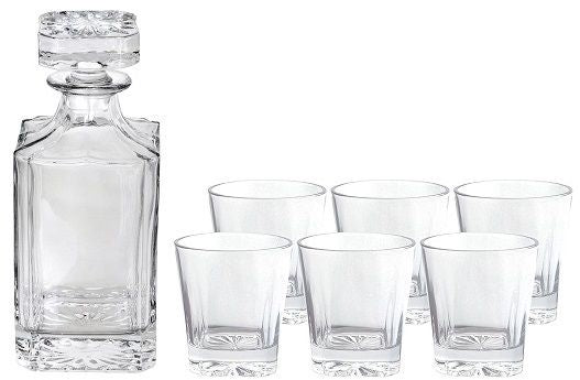 Ulysses Decanter Set (750ml) with 6 Glasses (300ml)