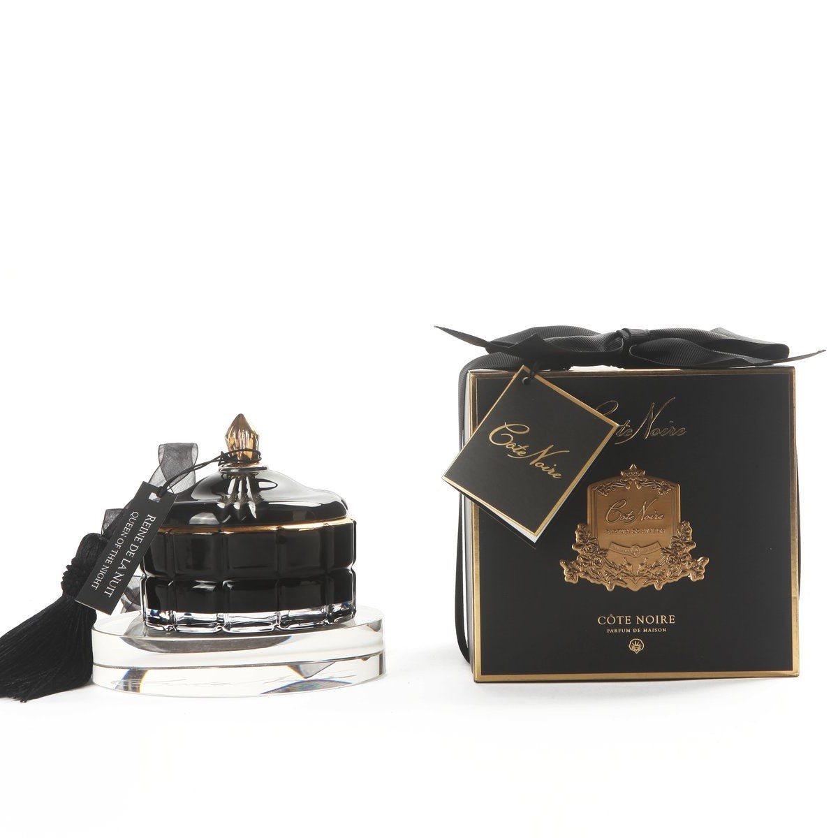 ART DECO CANDLE - BLACK - FRENCH MORNING TEA