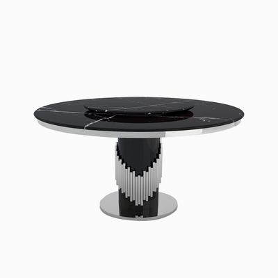 Marissa Round Marble Dining Table