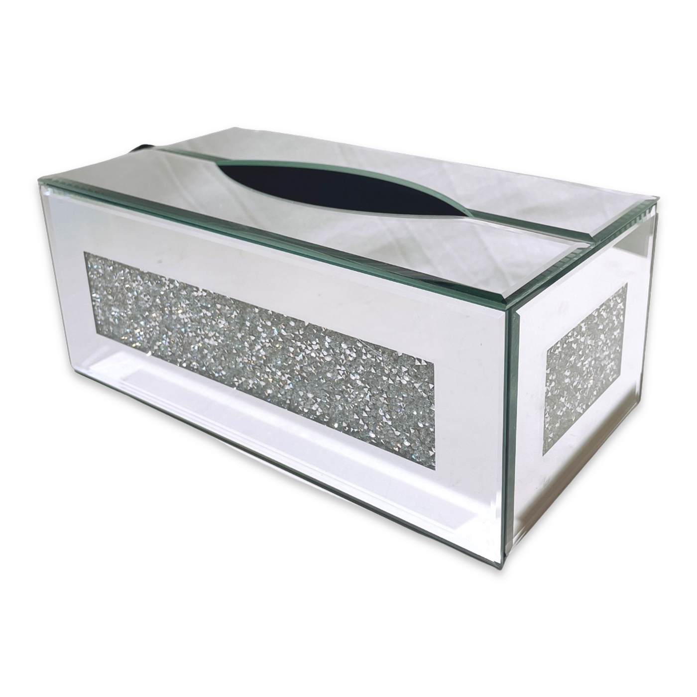 Mirrored tissue box