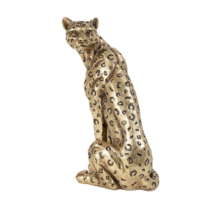 IONA RESIN SITTING CHEETAH STATUE