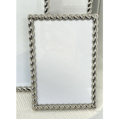 Nickel Plait Photo Frame 4x6