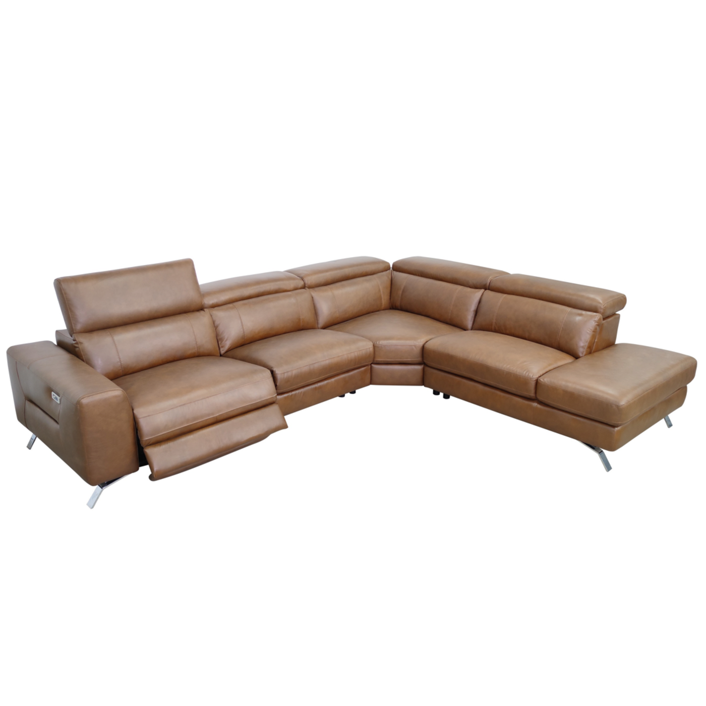 Penfold Full Leather Corner Sofa
