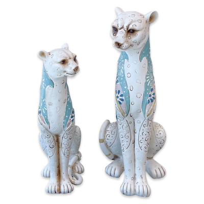 Snow Leopard Statue - Small