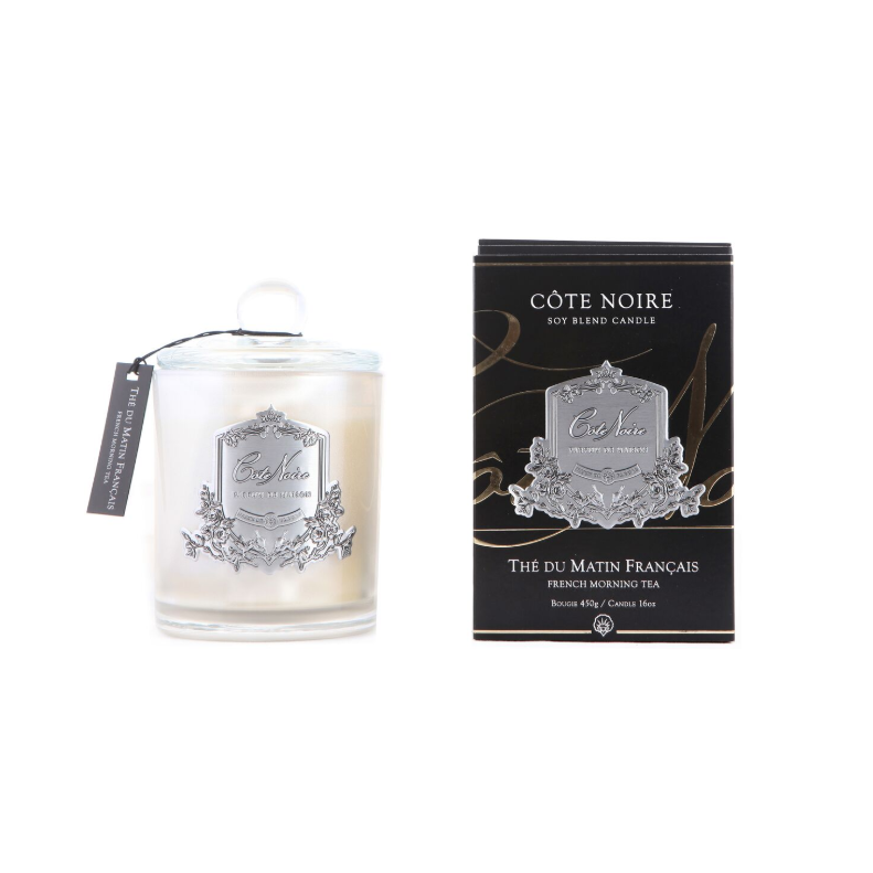 French Morning Tea - Silver Badge Candles