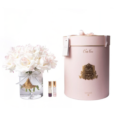 Twelve Rose Pink Blush/ gold badge/ pink box
