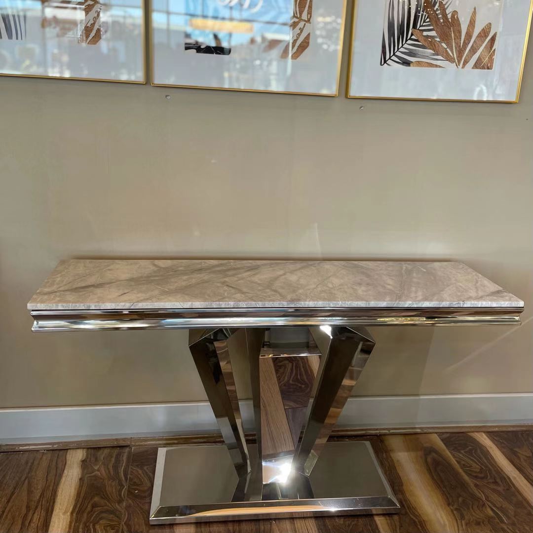 Maybelle Marble Console Table