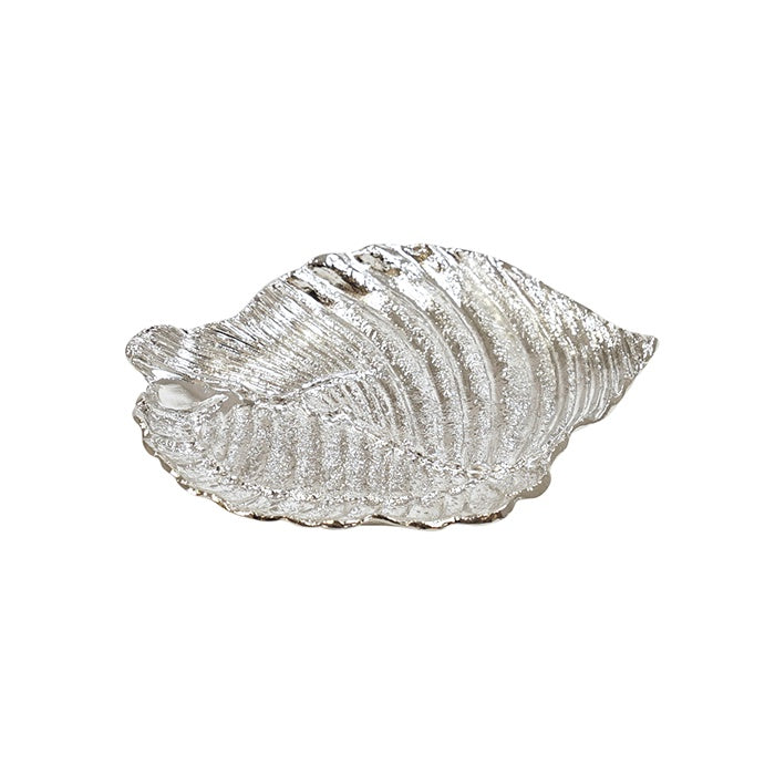 MAINE SILVER ALLOY COIN TRAY CONCH