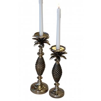 Palm Gold Candle Holder Large