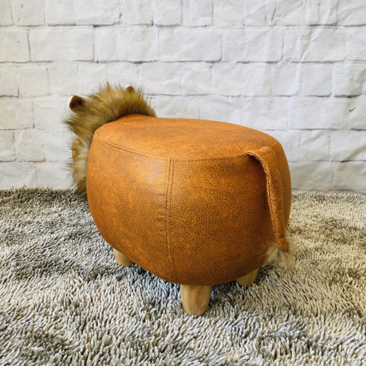 Lion Footstool (Ottoman)