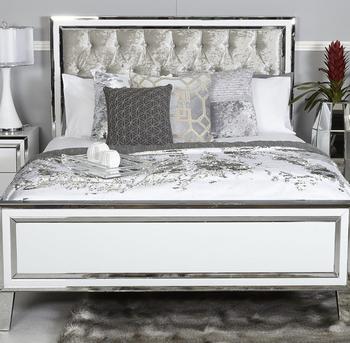 Liberty Mirrored Bed Frame - King